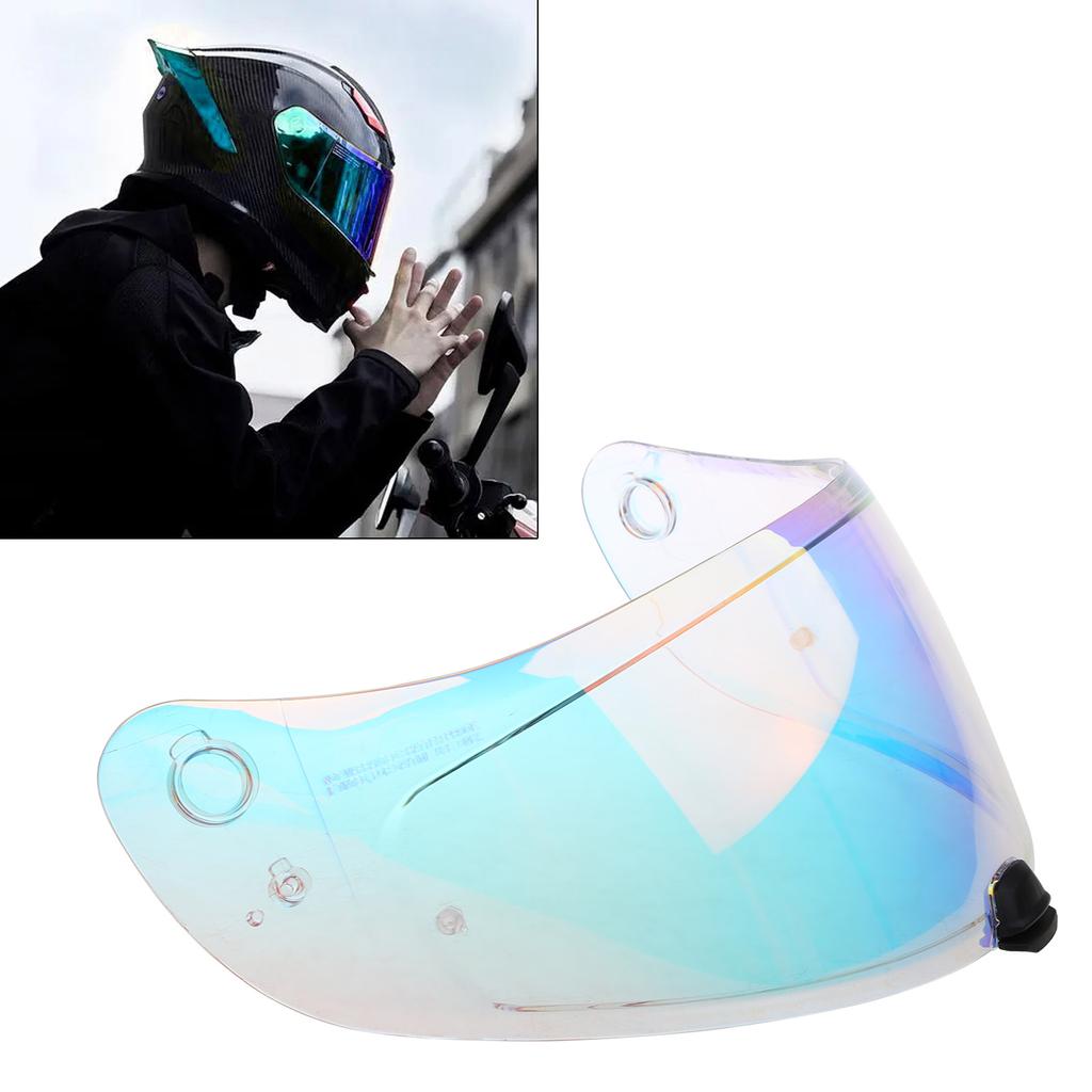 Helmet Lens Visor Shield Motorcycle Wind Shield Helmet Len Visor Shield Full Face Compatible for HJC I70 I10 Face Shield