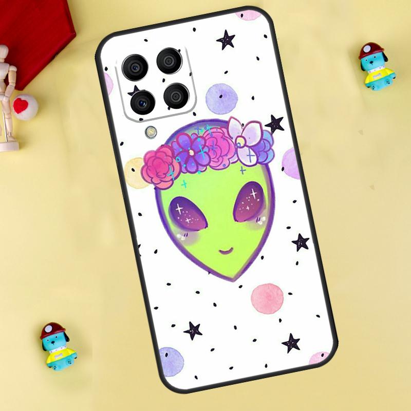 Alien Kawaii Art Case For Samsung Galaxy M13 M33 M53 M14 M12 M15 M06 M16 M36 M56 M31 M32 M52 M35 M55 M34 M54