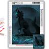 5D Diy Diamond Painting Ferocious Animal  Cross Stitch Full Diamond Embroidery Mosaic