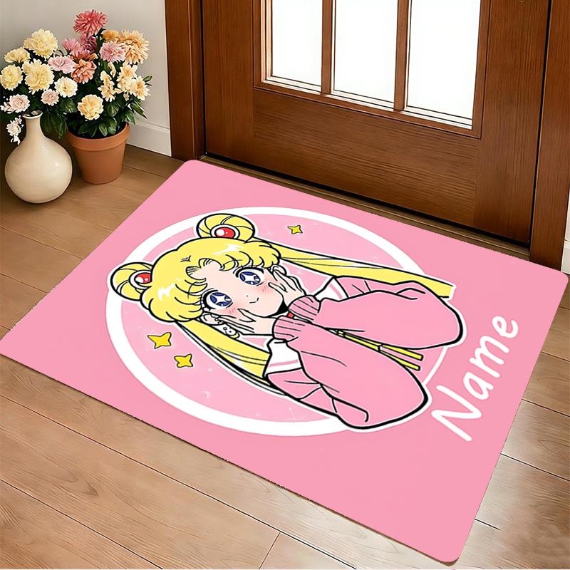Personalized Name Galaxy Dreamer Living Room Non-Slip Area Rug Soft Carpet for Bedroom Playroom Sofa Office Home Decor Doormat