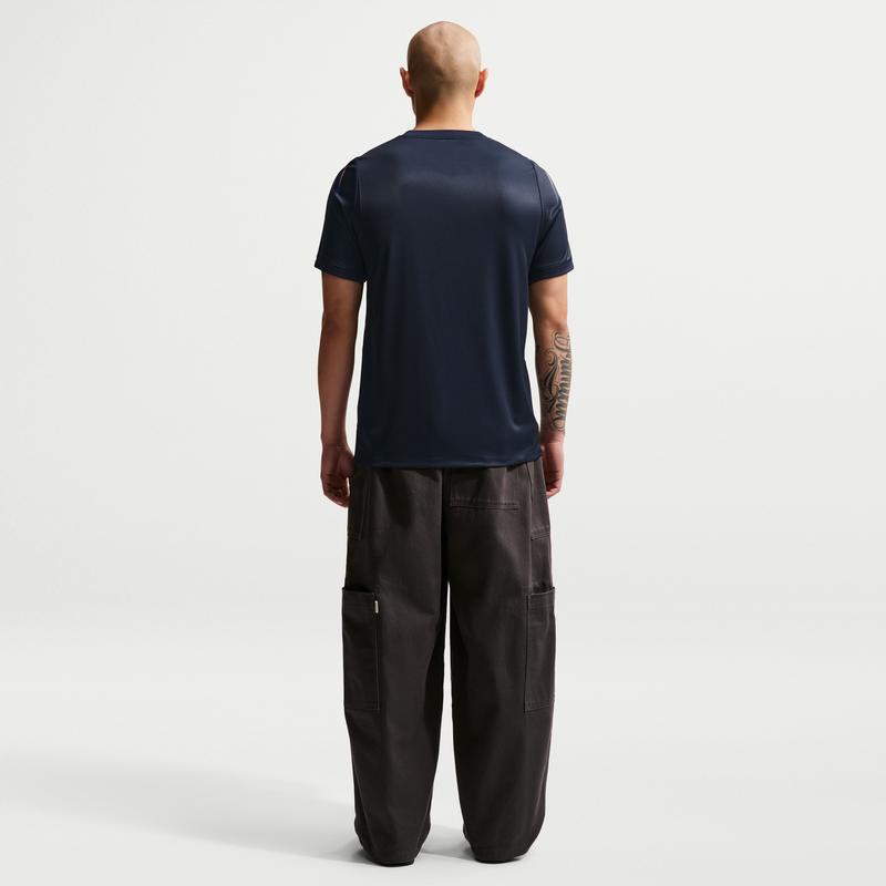 Мужская спортивная футболка с коротким рукавом Nike Dri-Fit, сезон 2026, выездная, для болельщиков сборной Уругвая, для улицы, быстросохнущая, футбольная
