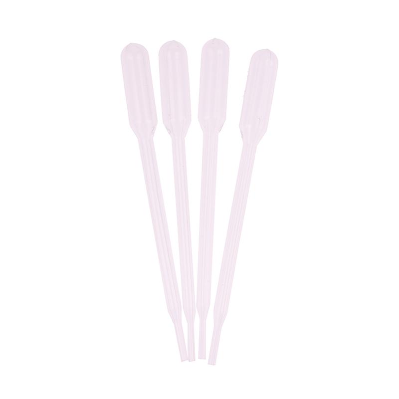 100 шт. пластиковые одноразовые пипетки 0,5 мл прозрачные пипетки-капельницы