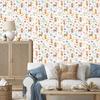 Fun forest animals wallpaper for living room and bedroom 50x1000