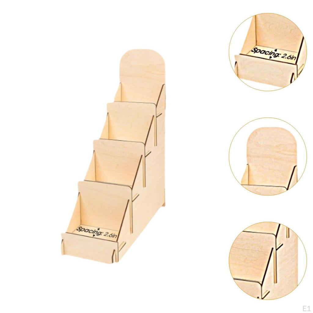 Christmas Greeting Card Display Stand Collector Rack 4 Slot Picture Photos Organizer