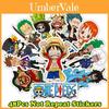 48 шт. Коллекция аниме-мультяшных наклеек One Piece для ноутбуков и багажа, водонепроницаемый ПВХ