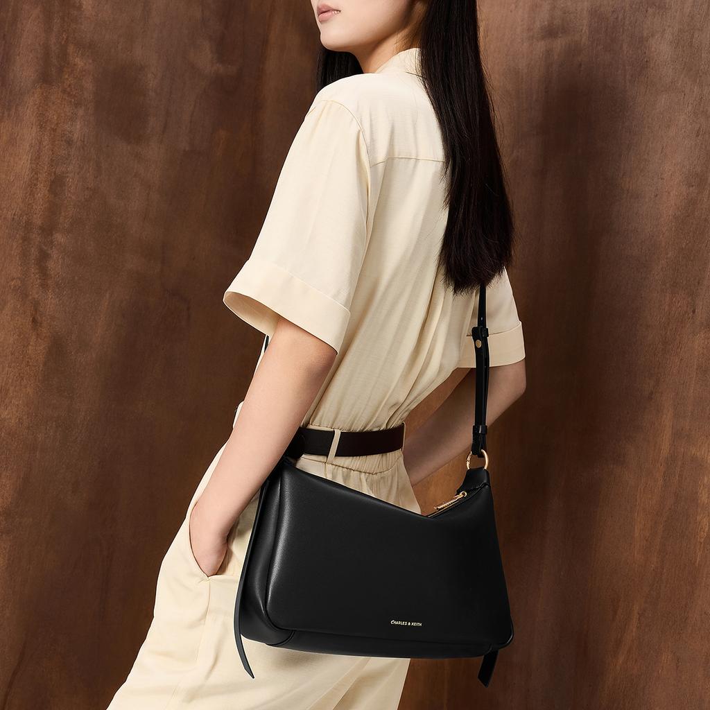 Charles & Keith Vintage Soft Minimalist Handheld Shoulder Bag Women bags CK2-20671783