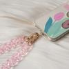 Spring Summer New Phone Accessory Detachable Lanyard Transparent Crossbody Strap Long Phone Case Chains Acrylic Neck Phone Chain