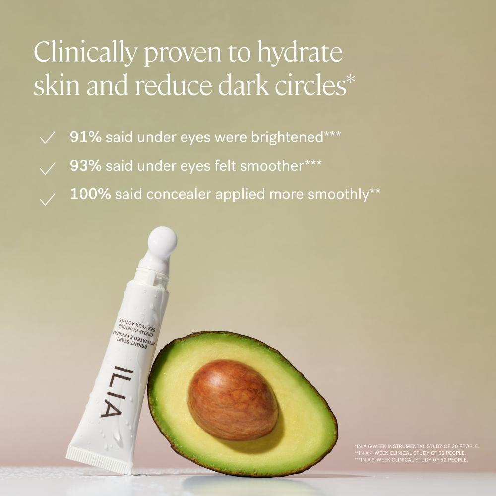 Ilia Bright Start Retinol Alternative Осветляющий крем для век 0,5 унции