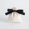 5pcs/Lot Bulk Beige Velvet Pouches Ribbon Jewelry Packing Display Storage For Wedding Candy Gift Travel Drawstring Dust Bags