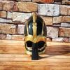 Medieval Black Viking Helmet LARP Re-enactment Norse Helmet Viking Battle Worn Helmet Knight Armour Helmet Best For Gift