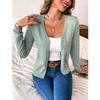Women's Fashion Long Sleeve Casual Knit Sweater Solid Button Front Cardigan