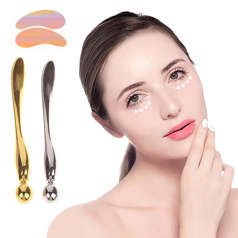 Многоразовые 1 пара патчей для глаз с массажной палочкой, силиконовые патчи для ламинирования ресниц, наращивания ресниц, гидрогелевые патчи под глаза, гелевые патчи под глаза, инструмент для макияжа