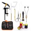 KAIRI Fly Tying Set with Fly Tying DIY Hair Tenkara Fishing Lures Vise, Tools, Hooks,