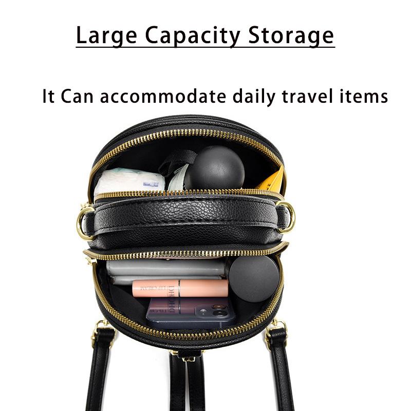 Женский рюкзак из ПУ большой вместимости из мягкой кожи, дорожный маленький рюкзак