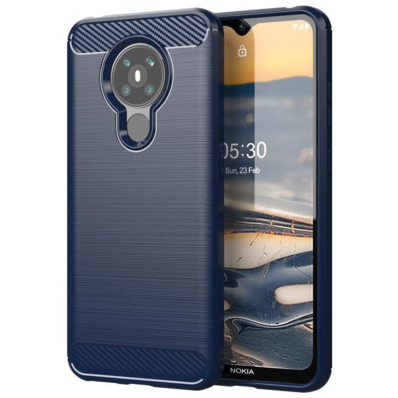 Для чехла Nokia 5.3 Чехол Для Nokia 5.3 Мягкий ТПУ Бампер Чехол для телефона из углеродного волокна Для Nokia XR20 2.4 3.4 5.4 6.2 7.2 8.3 5.3 Fundas