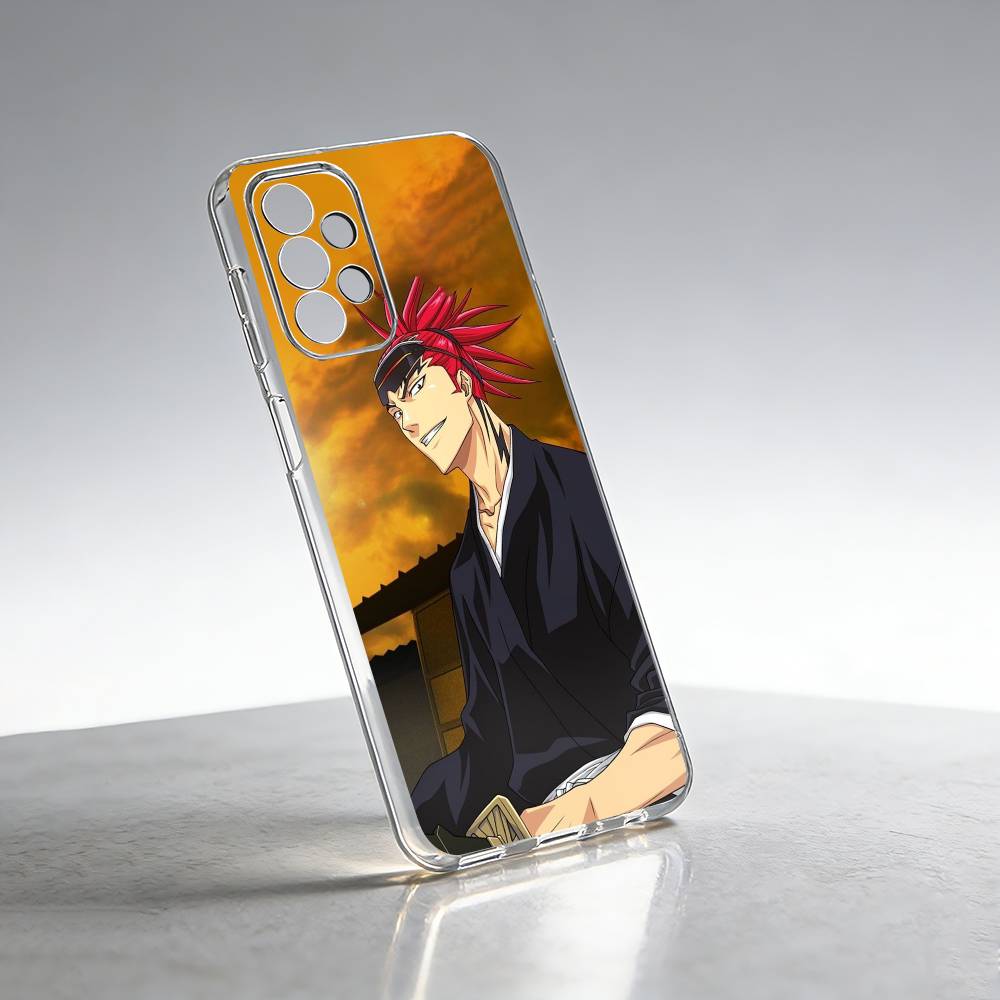 B-Bleachs K-Kurosaki-i Renji Phone Case Transparent Silicone Soft For Samsung S25,S24,S21,S22,S23,S30,Ultra,S20,Plus,Fe