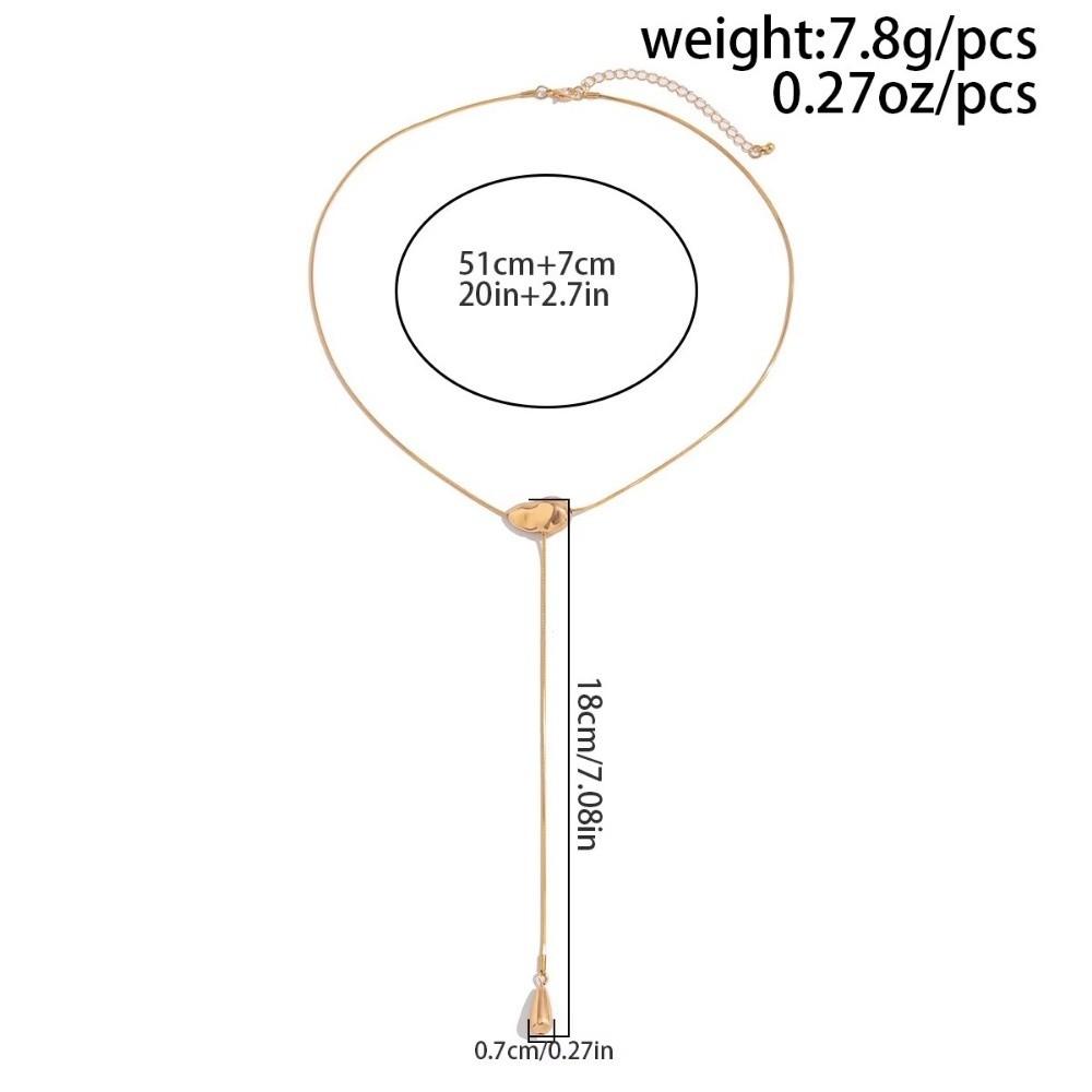Неправильная Длинная Тонкая Цепь Ожерелье Геометрическое Ожерелье на Ключицы Женские Ювелирные Изделия Подарок