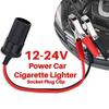 12V 24V Car High Power Pure Copper Battery with Clip To Cigarette Lighter Female Socket 12V 24V Volt 220W Car Socket Plug