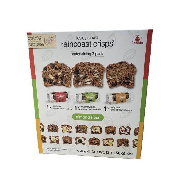 Lesley Stowe Raincoast Crisps Almond Flour 150g x 3pcs