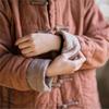 Johnature Женские винтажные зимние теплые однотонные пальто, зимние пальто на пуговицах с карманами