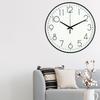 8-дюймовые бесшумные настенные часы, не тикающие, декоративные, легко читаемые, круглые настенные часы для гостиной дома