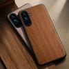 Для Samsung Galaxy A56 A36 A26 A16 A06 A07 A17 A37 A57 Чехол Capa funda деревянный узор ПУ кожа стильный чехол для телефона coque