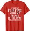If You're Flirting With Me Please Let Me Know T-Shirt Tshirt Haikyuu Graphic Tees Women's T-shirts Fashion Pure Cotton 82978