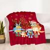 Christmas Friends Blanket Durable Comfort Suitable for Sofa Picnics Bed Four Seasons Multipurpose Modern Style