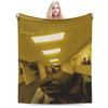 Плед Relax Backrooms Хоррор Фильм Мерч Декоративный Плед для Дивана Супер Теплый Фланель для Спальни