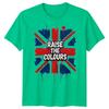 Raise The Colours Union Jack Flag Unisexs Tshirt Unisexs Tee Graphic Football Top