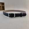 Genuine Leather Belt For Women With Metal Buckle Perfect For Daily Dress Up