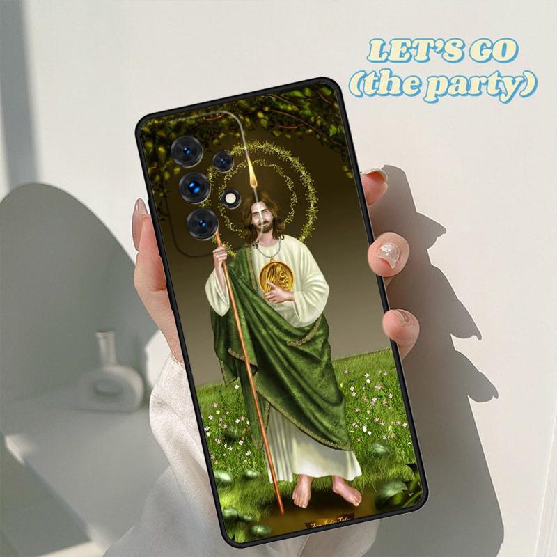 Чехол для телефона San Judas Для Samsung Galaxy A42 A31 A40 A51 A71 A32 A80 A91 A52 A72 A73 A20e A21S A50 A70 A11 A12 Чехол