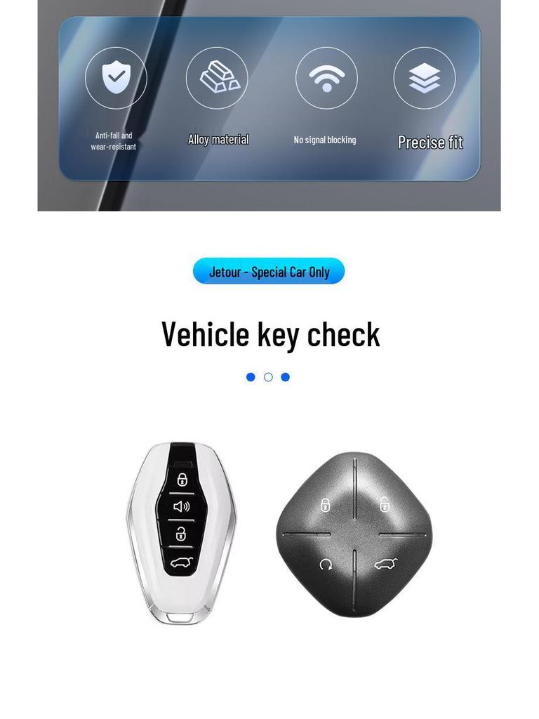 Jetour Dasheng PRO/PLUS & i-DM Car Key Metal Case with Buckle