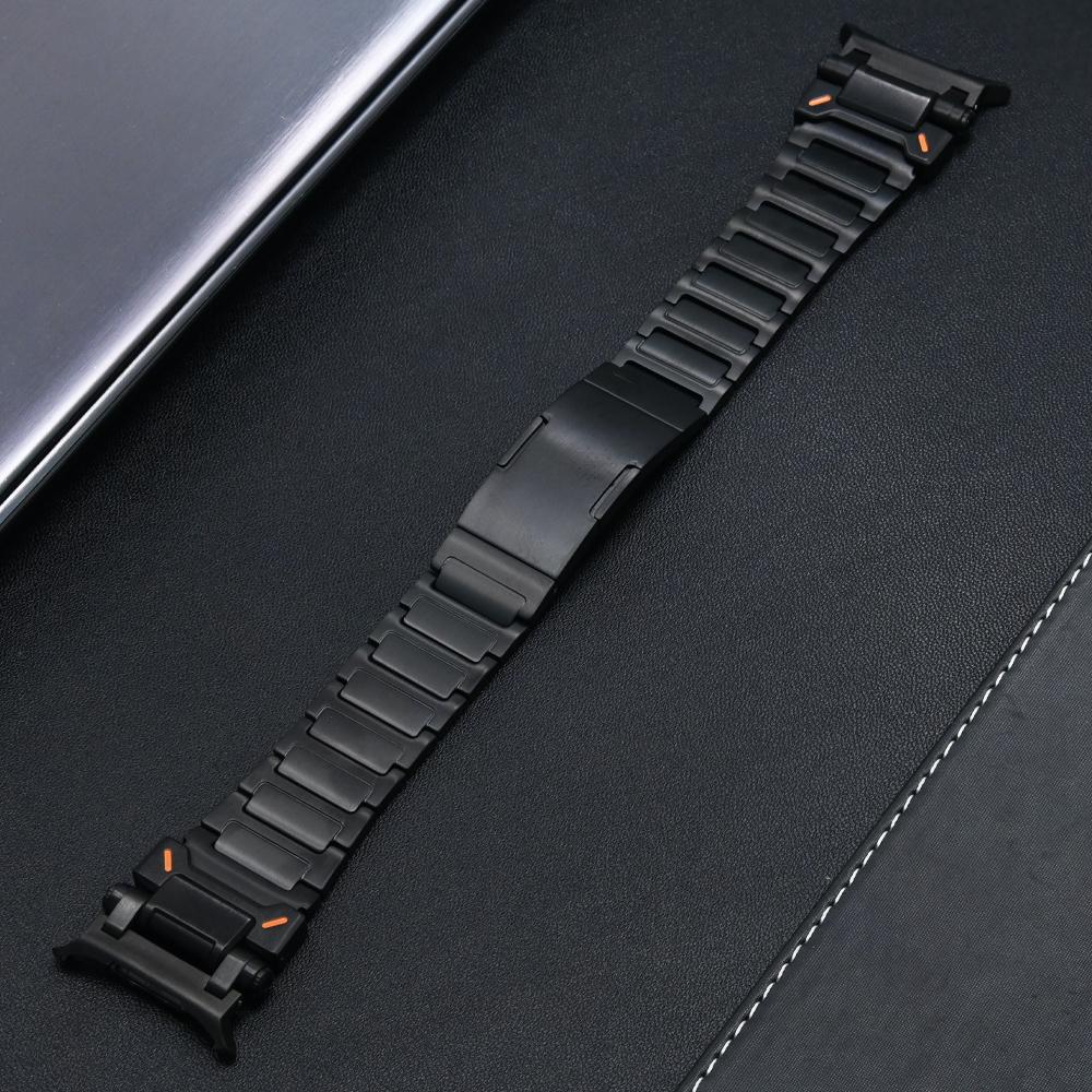Титановый Ультра Ремешок для Samsung Galaxy Watch 7 ultra 47мм Браслет для SAMSUNG ULTRA GALAXY 47 Роскошный Спортивный Бизнес Мужской Браслет