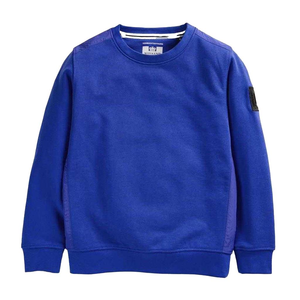 Weekend Offender Childrens/Kids F Bomb Overlay Sweatshirt
