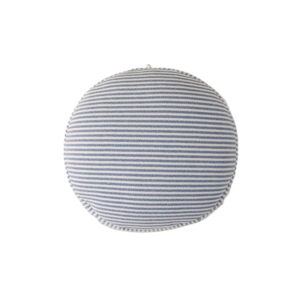 Save Space Stripe 2 in 1 Eye Mask Pillow Soft Storage Hook Travel Folding Pillow Elastic Band Foldable Neck Headrest