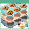 Mold Silicone Cake Pan 3pcs 6cavity Baking Tray Nonstick Muffin Mould Cupcake Baking For Cakes Biscuit Kitchen Accessories
