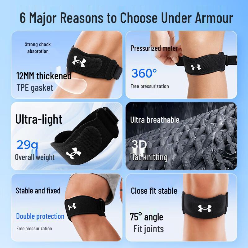 Under Armour Фиксатор колена с ремешком на колено