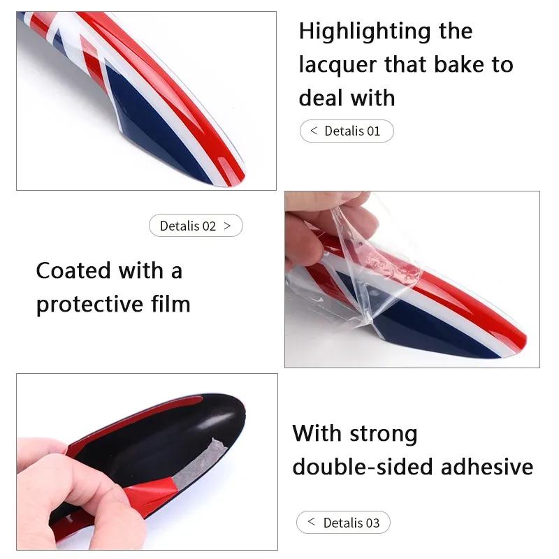 Door Handle Cover Sticker For MINI Cooper R50 R52 R53 R56 R57 R58 R59 R60 R61 2PCS/SET Car-Styling Accessories