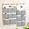 Washable Hanging Storage Bag Large Capacity Space Saving 6/8 Grids Wardrobe Organizer Household Supplies