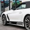 Мотоциклетная спортивная наклейка Боковая полоса Юбка Авто Виниловые полосы на двери Графическая наклейка Боковая часть кузова для украшения автомобиля Тюнинг Аксессуары