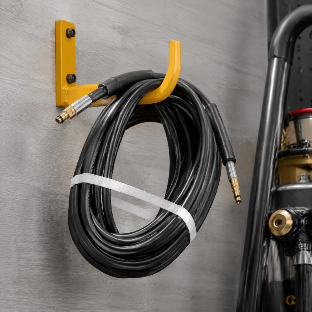 Rubber Material High Pressure Hose 15M 49FT Replacement Pressure Washer Hose Outdoor Cleaning