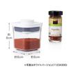 OXO Storage Container OXO Plastic Airtight Stainless Steel Pop Container Mini Square Mini 0.2L
