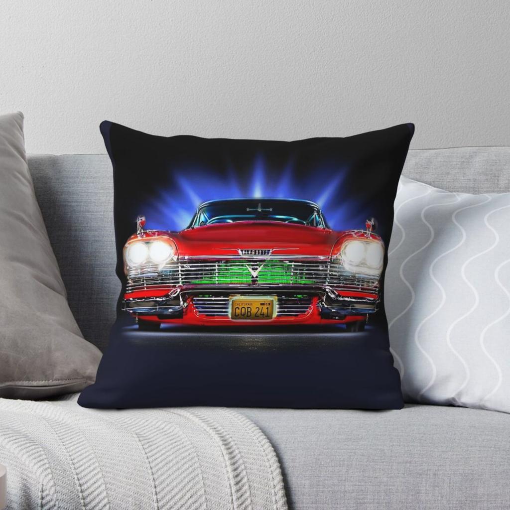 Christine Plymouth Fury Pillowcase Polyester Linen Velvet Printed Zip Decor Sofa Cushion Cover