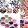 Nail Art Kit Full Set Acrylic Powder Liquid 24 Colors Beginner Salon Extending Gel UV Gel Nail Tools