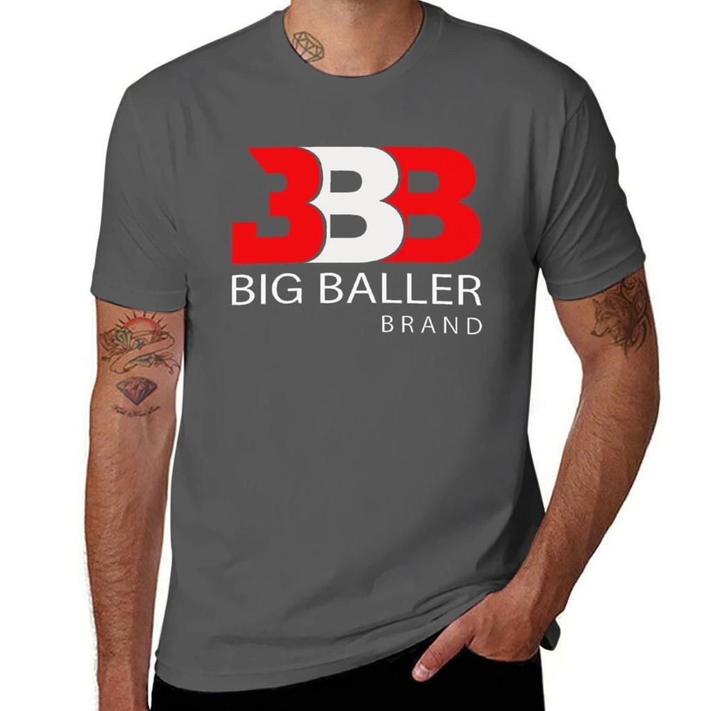 Футболка Big Baller Brand Футболка Летний Отдых Повседневная Футболка