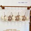 Naked foundation seamless underwear, small breasts gathered and closed secondary breasts, thin U-shaped cross beautiful back backless bra