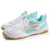 Li Ning Настольный теннис Амортизирующие Нескользящие Износостойкие Низкие Тренировочные Кроссовки Унисекс Белый Синий APTP002-2