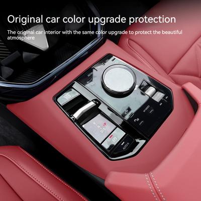 Для BMW X3 G45 2025 Силиконовая накладка на боковую панель центральной консоли автомобиля Защитный коврик Рамка Защитная накладка Стайлинг автомобиля Аксессуары для интерьера