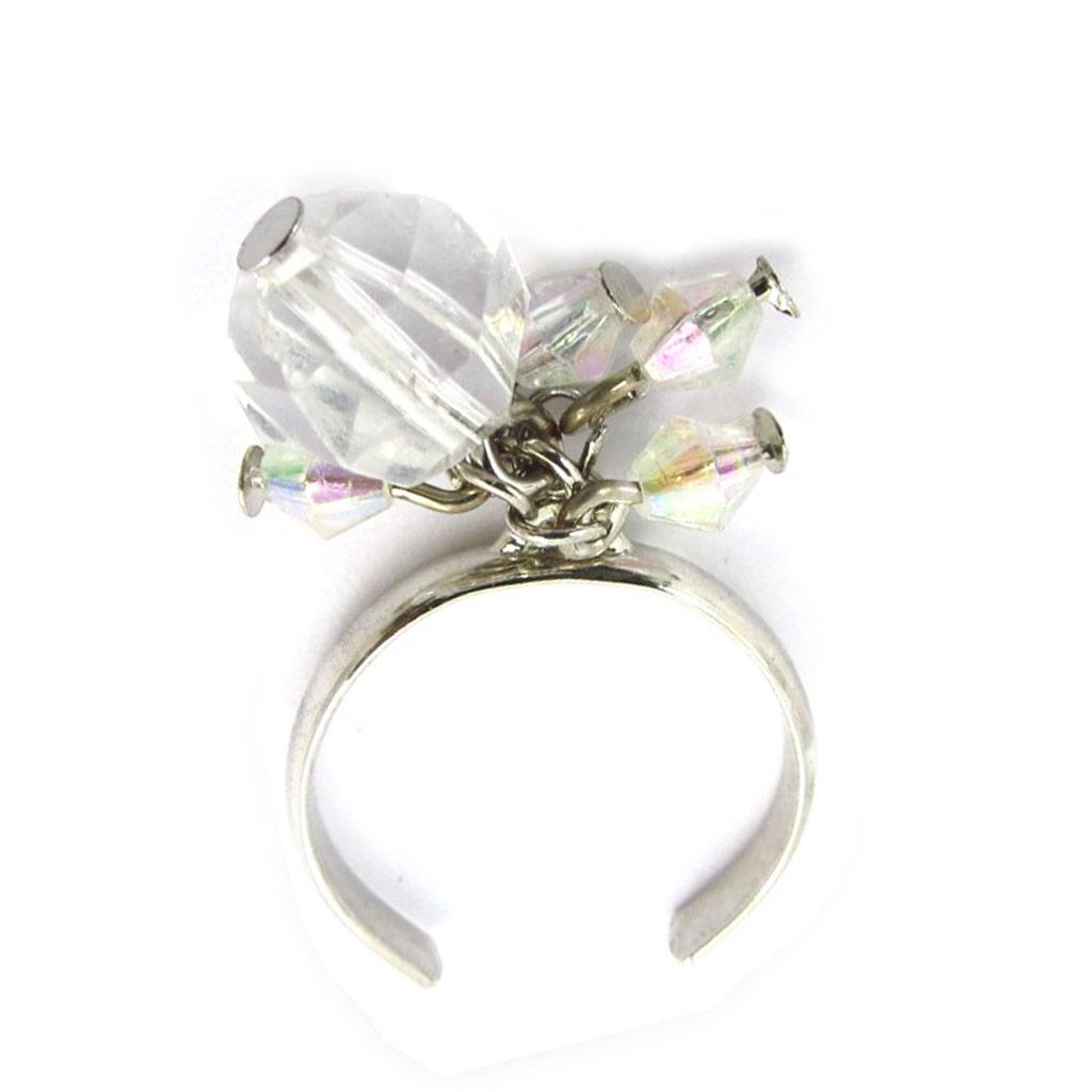 Les Trésors De Lily [K0989] — Кольцо на ногу «Scarlett» бореально-белого цвета.